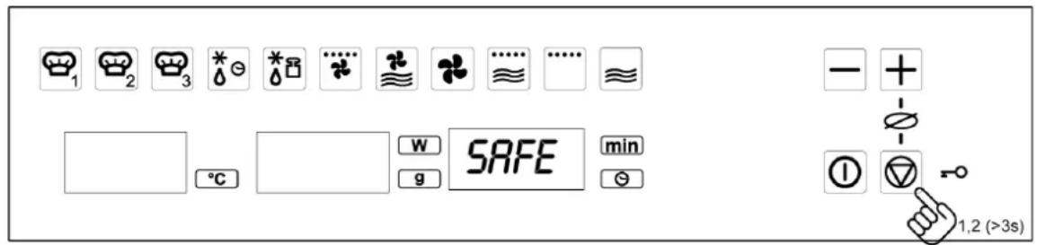 1 2 3 * 4 ... 5 6 7 8 9 10 11 12 13 14 15 16 17 18 19 20 °C W SAFE min g 1,2 (>3s)