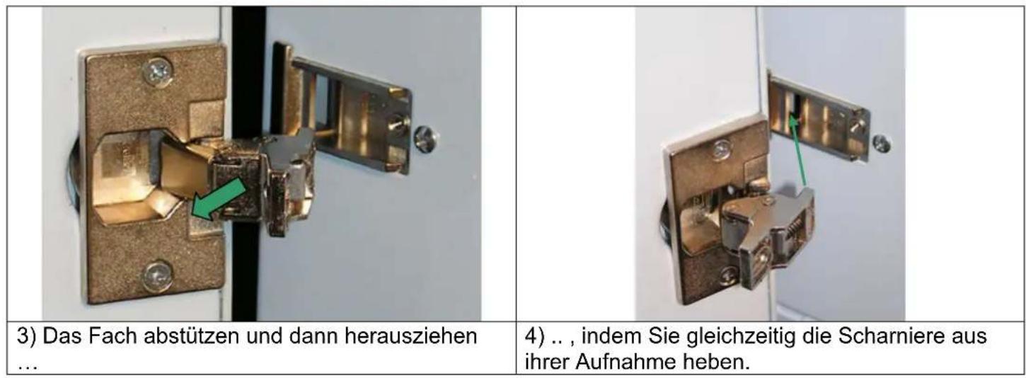 SMEG LBB14B - Entfernen des Zubehörfachs - 2
