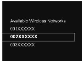 Available Wireless Networks 001XXXXXX 002XXXXXX 003XXXXXX