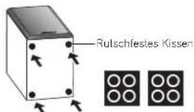 Rutschfestes Kissen