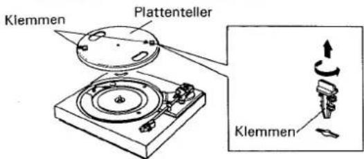 Klemmen Plattenteller Klemmen