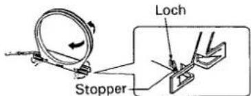 PIONEER F-X77Z - Aufstellen der MW-Antenne - 1