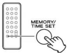 MEMORY/ TIME SET