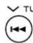 TEAC MC-DX40 - Press the skip button (|◄◄ /►►|) to set the start time (hour), and then press the TIMER button. - 2