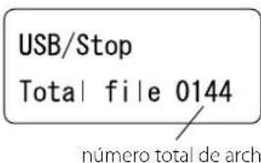 USB/Stop Total file 0144 número total de arch
