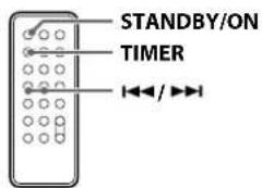 STANDBY/ON TIMER ◄◄/►►
