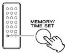 MEMORY/ TIME SET