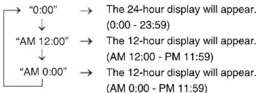 SHARP CD-MPX500H - Setting the clock (Remote control only) - 4