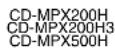 SHARP CD-MPX500H - Caution: - 1