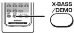 SHARP CD-MPX500H - To cancel the demonstration mode: - 1
