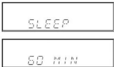 GRUNDIG M16 - Funktion SLEEP (auf der Fernbedienung) - 1