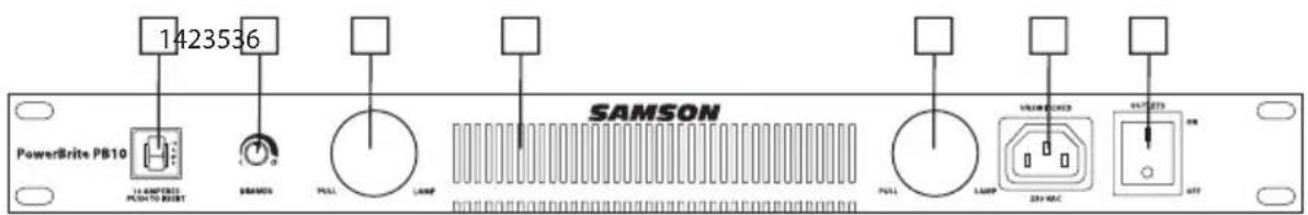 1423536 PowerBrite PB10 LAMP BRTS PUMBER BRANCH PULL LAMP SAMSON PULL LAMP VOUTRICH 2012 201-80C HUT HUT