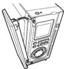 AIWA XR-MS5 - Opening the front cover - 2