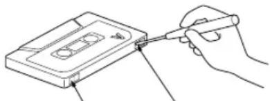 JVC UX-G6R - Versehentliches Löschen verhindern - 1
