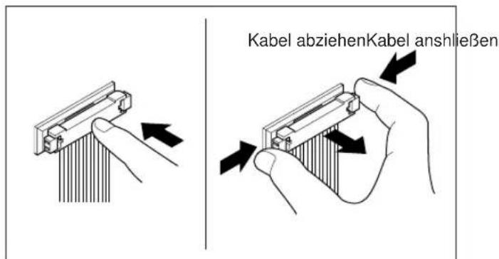 Kabel abziehen Kabel anschließen