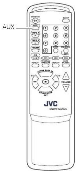 AUX JVC REMOTE CONTROL