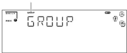 DAILY REC ● GROUP GROUP 1: 2: 3: