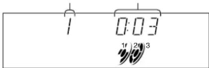 0:03 1f 2' 3