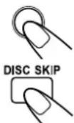 JVC CA-MXGA77 - Wenn Sie eine dritte CD einlegen möchten, drücken Sie die Taste DISC CHANGE an des Geräts oder DISC SKIP auf der Fernbedienung. - 1