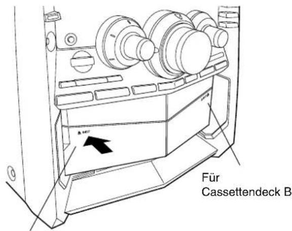 Für Cassettendeck B