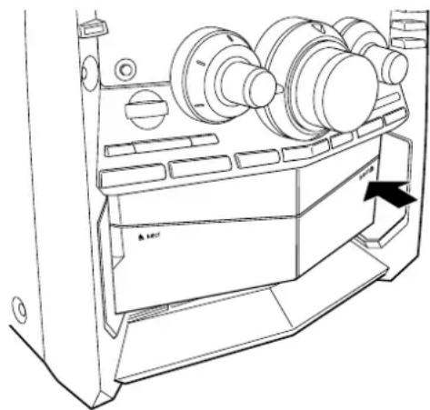 JVC CA-MXGA77 - Drücken Sie die Taste EJECT ▲ für das Cassettendeck B. - 1