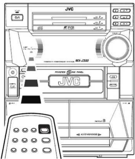 JVC MX-J300 POWERED STUNG PANEL JVC AUTO REVERSE