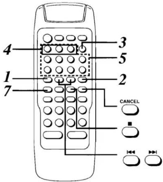 4 3 5 1 2 7 CANCEL