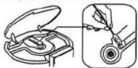 Soundmaster DISC 3800 MP-3 - CLEANING THE CD LENS - 1