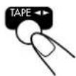JVC UX-P55 - Drücken Sie die Taste TAPE ◀▶. - 1