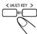 JVC UX-P55 - Drücken Sie die Taste MULTI KEY > oder MULTI KEY <, um einen Kanal zu wählen. - 2