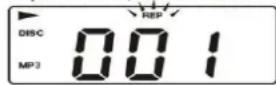 Soundmaster SCD7200 - Wiederholen 1: - 1