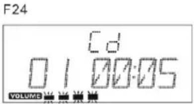 F24 Cd 01 00:05 VOLUME