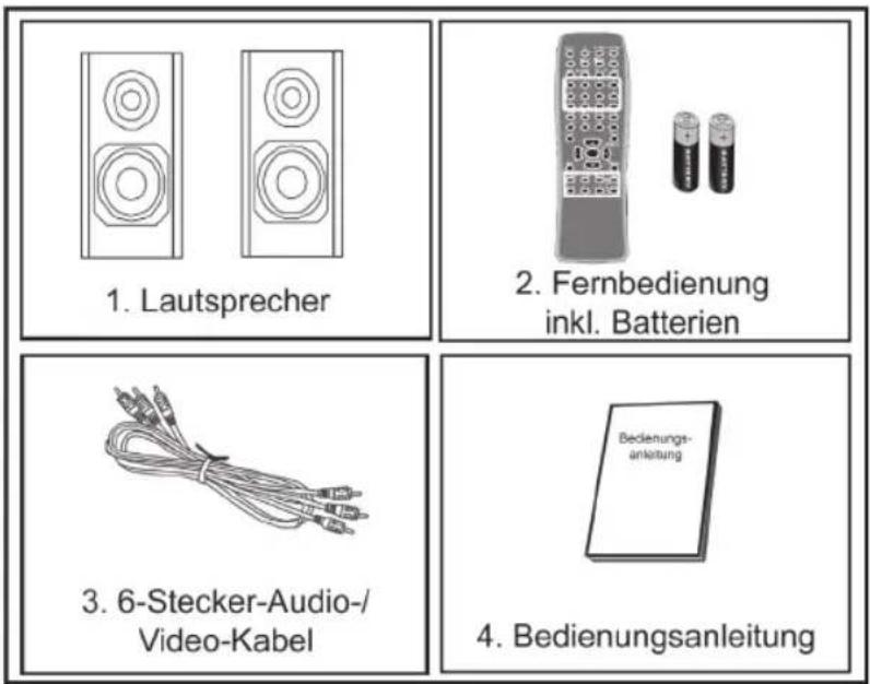 AEG MC 4434 DVD/USB/CR - Mitgeliefertes Zubehör - 1
