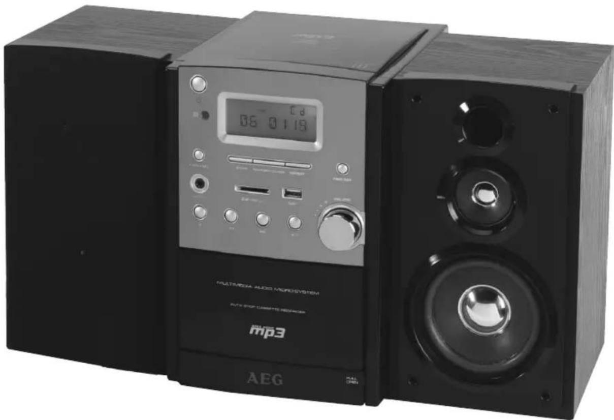 AEG MC 4416 CD/MP3 - Musik-Center inkl. Bluetooth - 1