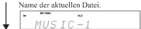 Name der aktuellen Datei. MP3 WMA FILE MUSIC-1