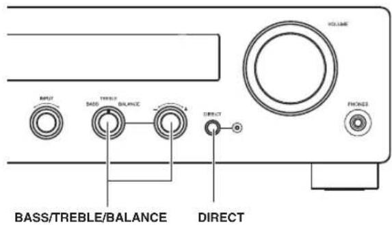 BASS/TREBLE/BALANCE DIRECT VOLUME ROUTPUT MASS BALANCE FROCCES