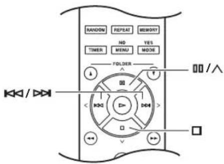 ONKYO PHA-1045DAB - Auswahl von Dateien im Navigationsmodus - 1