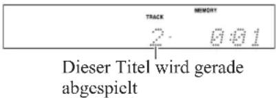 TRACK MEMORY 2 0.01 Dieser Titel wird gerade abgespielt