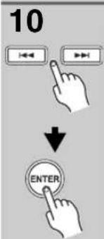 10 ↓ ENTER