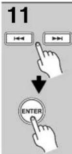 11 ↓ ENTER
