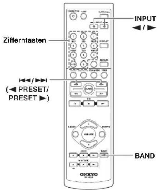 Zifferntasten INPUT /► (◄ PRESET/ PRESET ►) BAND ONEXO VOLUME TICKES ONEXO OUTPUT STARTOR LEFT SLICE CALL 1 2 3 4 5 6 7 8 9 10 11 12 13 14 15 16 17 18 19 20 21 22 23 24 25 26 27 28 29 30 31 32 33 34 35 36 37 38 39 40 41 42 43 44 45 46 47 48 49 50 51 52 53 54 55 56 57 58 59 60 61 62 63 64 65 66 67 68 69 70 71 72 73 74 75 76 77 78 79 80
