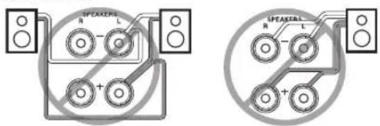 ONKYO CS-325S - Aansluiten van uw luidsprekers - 3