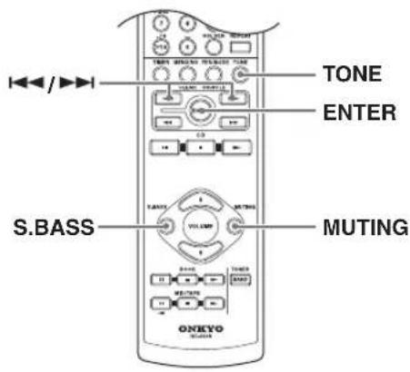 TONE ENTER S.BASS MUTING ONEXO
