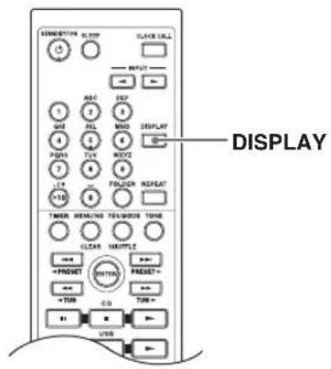 ONKYO CS-325S - Visualizzare le informazioni dei file musicali - 1