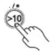 ONKYO BR-925 - Selecting numbers and symbols: - 1