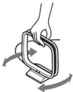ONKYO BR-925 - Adjusting the AM antenna - 1