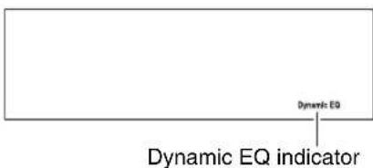 Dynamic EQ Dynamic EQ indicator