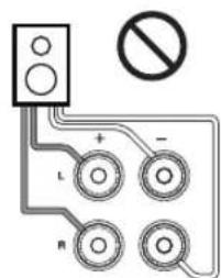 Electrical circuit diagram showing a switch, resistor, and four circular components with polarity labels