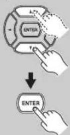 ONKYO BR-925 - Use the Up and Down [▲]/[▼] buttons to select "Audio", and then press [ENTER]. - 1