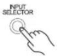 ONKYO BR-925 - On the CD/HDD receiver, press the [INPUT SELECTOR] button repeatedly. - 1